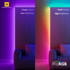 DIY Light Kit – Ambience | RGBIC 16 Million Colours Changing Mood Lighting, Modern Ambient Strip Light with App Control for Entertainment, TV, PC, Gaming, Home Decoration