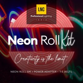 Flexible Neon Roll – Kit | Single Colour, 16.4ft/5m | Power Adapter + Tie Belts Included | Indoor Outdoor Decoration